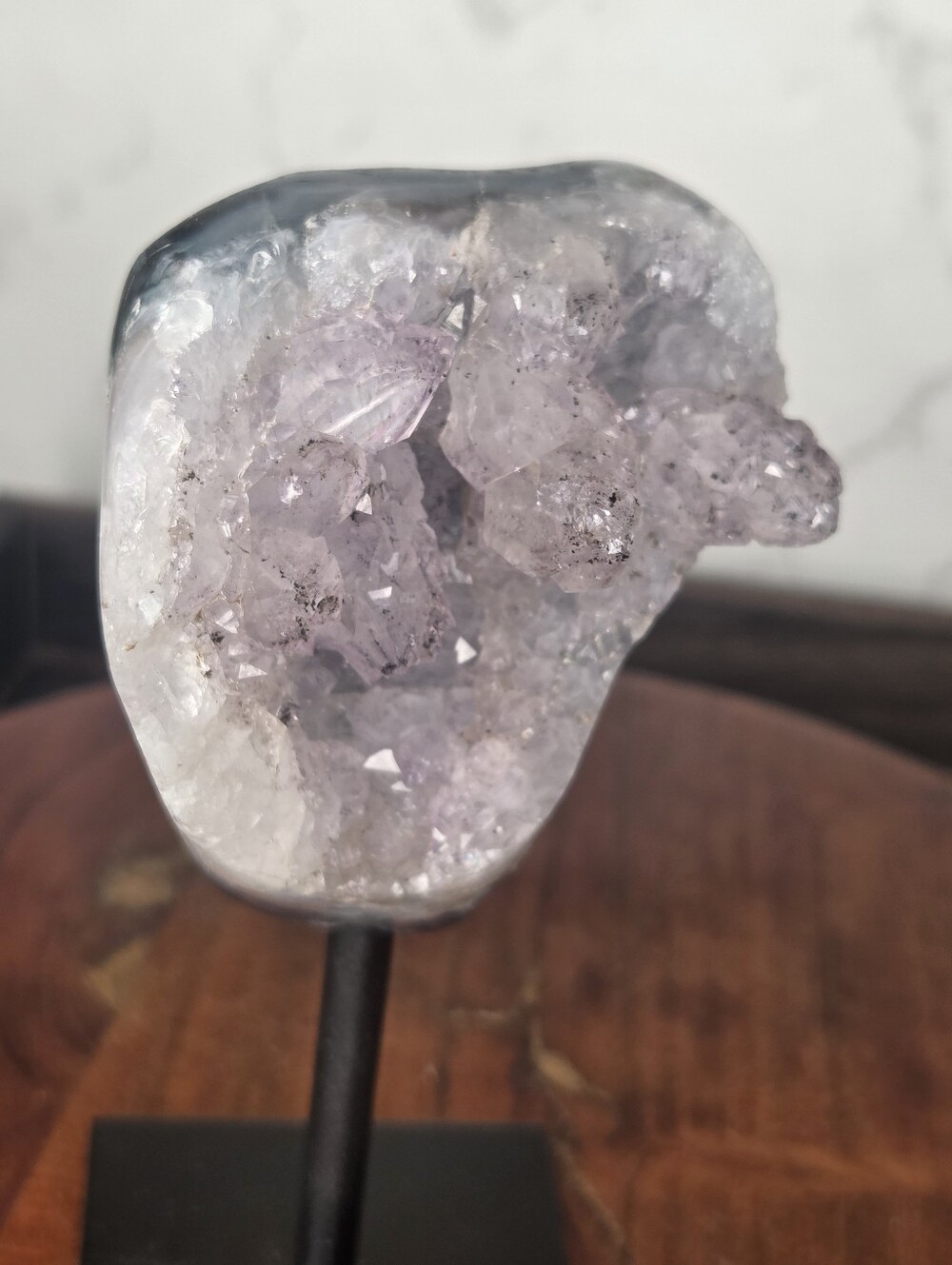 Amethyst Freeform On Stand  B